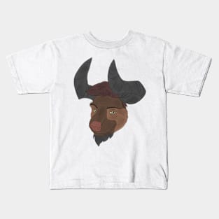 Anthro animal face Kids T-Shirt